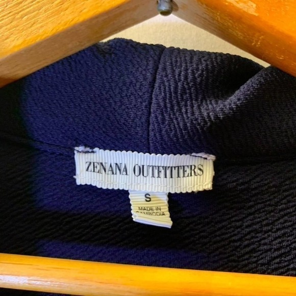 Zenana Outfitters Blue Open front blazer S - Picture 3 of 8